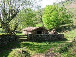 Gamioko borda, Oiza eta Burga arteko lepotik gertu