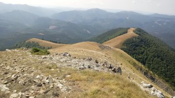Otsogorritxipia (1794m) igoera eta behean Goienburu-Burgi gainak