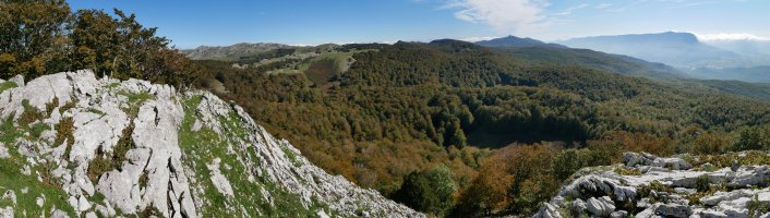 Panoramika zabala ekialdeko muturretik