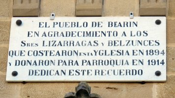 Inmaculada Concepción eliza, Bearin-Deierri
