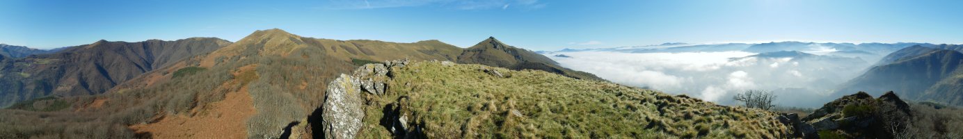 Oltzorrotz gaineko panoramika zabala