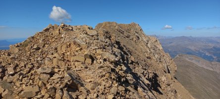 Tendeñera (2853m) azken metroak