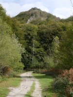 Akaitztxiki, Lareoko bidetik