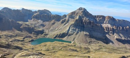 Ip-eko aintzira eta Collarada tontorretik