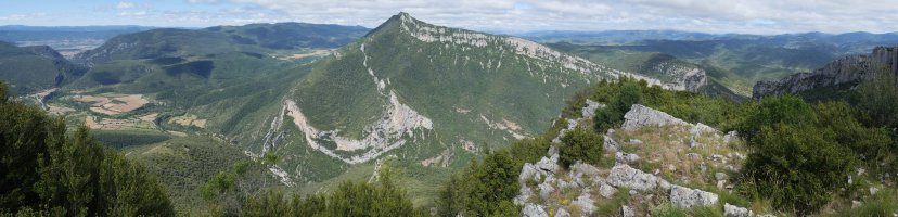Virgen de Peña tontorretik mendebaldera begira