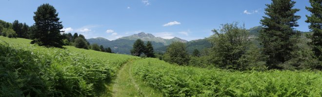 Txamantxoiako hegia zeharkatzen