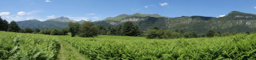 Belaguako mendiak Dronda aldeko bidetik