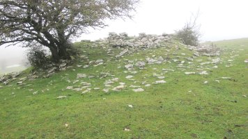 Ikomar ermitaren hondakinak, Andia