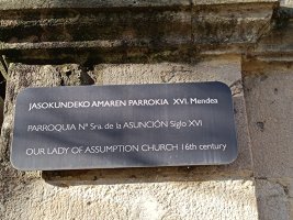 Jasokundeko Amaren Eliza. Aretxabaleta