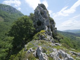 Ekialdeko gandorreko beste koska bat, Haitz Txikira igotzen den bidea lepo honetara dator.