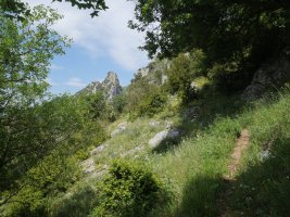 Haitz Txikiko lepora heltzen hegoaldetik