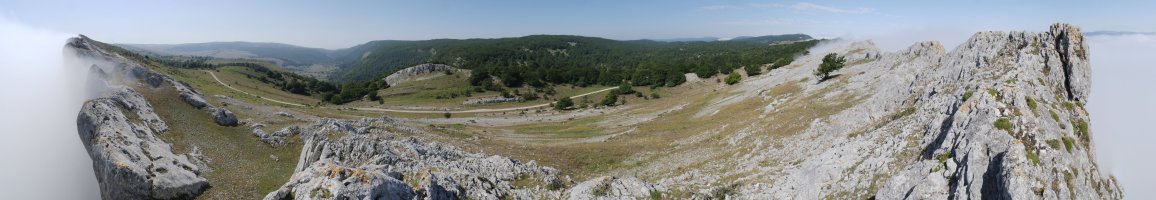 San Adrian aldeko ertza eta hegoaldeko panoramika