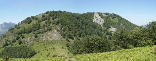 Pagoeta eta Urkieta IEko lepoaren ingurutik