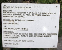 San Frantzisko iturria, Rocaforte-Zangoza