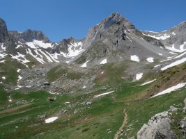 Acherito, bailararen buruan