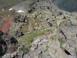 Tximiniaren irteera tontorretik, Anayet