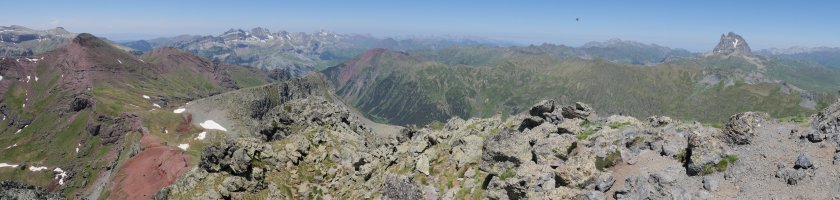 Vertice de Anayet eta Midi d'Ossau Anayet tontorretik