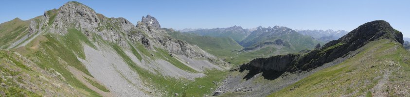 Pic d'Anéou eta Cuyalaret Col d'Anéou lepotik