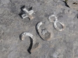 268. mugarria Latras mendian