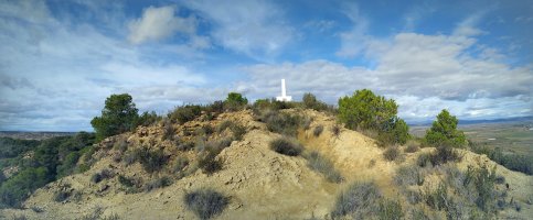 Iparraldeko gailurra, erpin geodesikoarekin