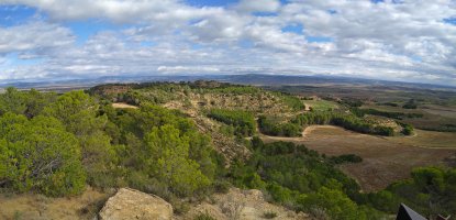 Panorama nahiko zabala gailurretik