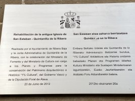 San Esteban Eliza. Erriberabeitia (Quintanilla de la Ribera)