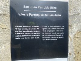San Juan Bataiatzailea Eliza. Ubide