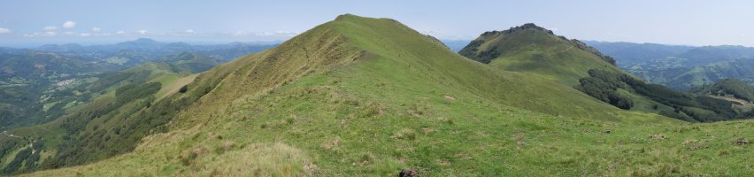 Mendieder eta Mendaur Mendiederren mendebaldeko bizkarretik