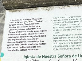 Untzako Andra Maria Eliza. Okondo