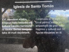 Olabarrietako Santo Tomás Apostoluaren Eliza. Zeberio (Elizondo)