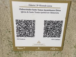 Olabarrietako Santo Tomás Apostoluaren Eliza. Zeberio (Elizondo)