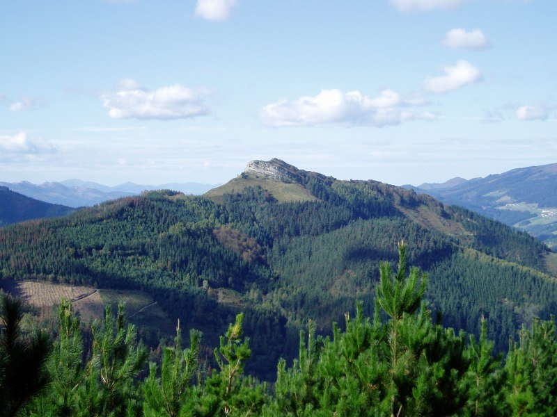 Azkonabietatik ikusita