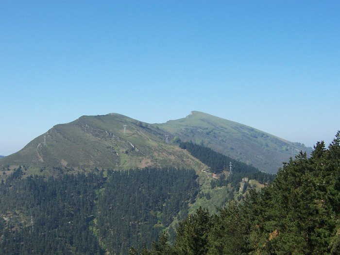 Ganekogorta visto desde el Pagasarri