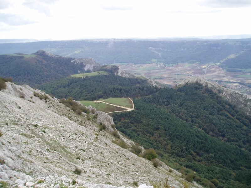 Albeniz, Atxipi, Altzanegi eta Olano tontorretik ikusita