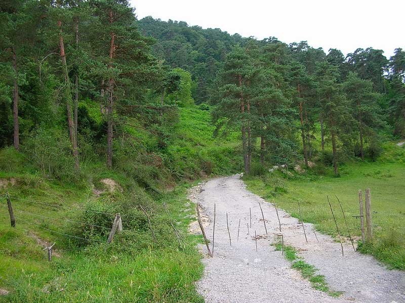 Dejamos el hormig?n para tomar la pista de la derecha.