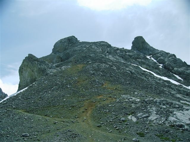 Ultima rampa que hay que subir en ziz zaz devido a la inclinacion del terreno