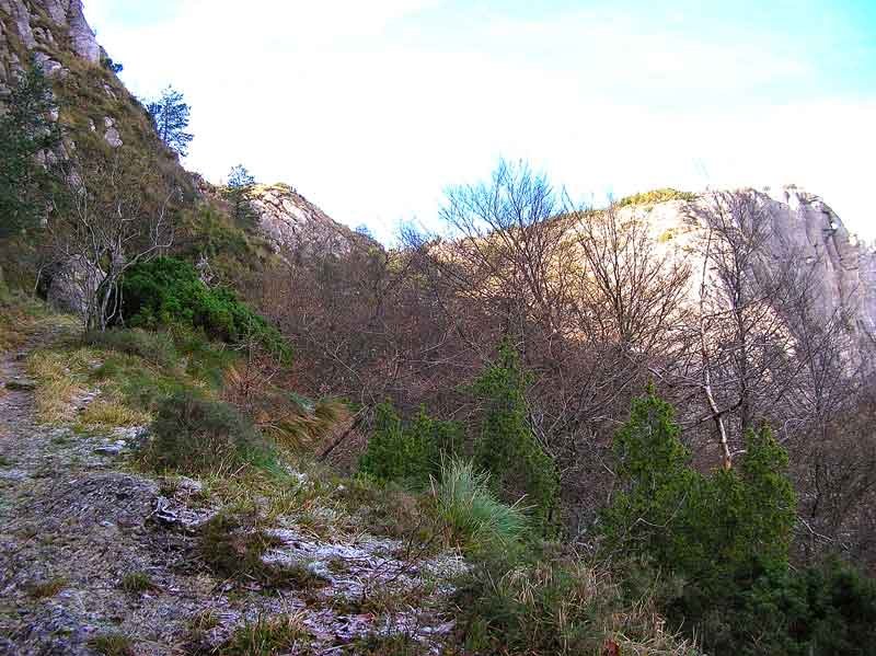 Alcanzando el Portillo de Oncejo.