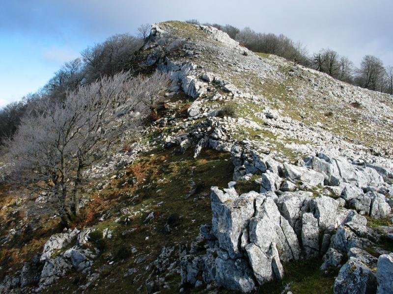 Mendebaldeko bizkarreko pasarte bat