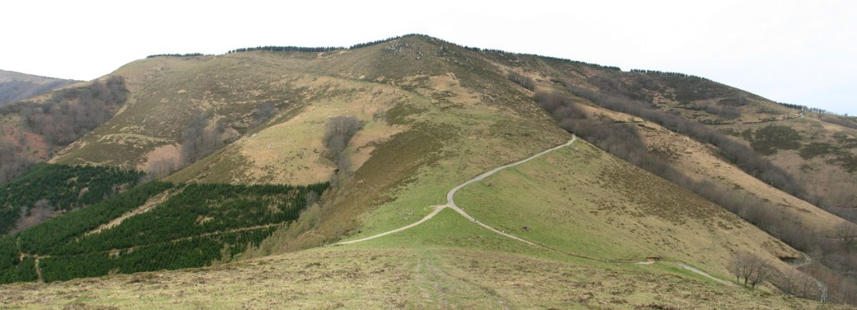 Unamunoren panoramika, Iparraldetik