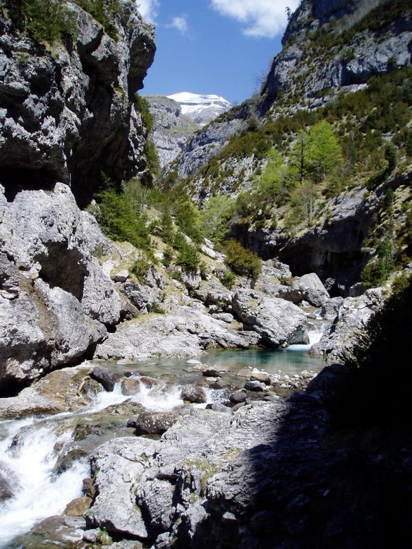 Añiscloko arroilaren ikuspegia Los Estrechos inguruan