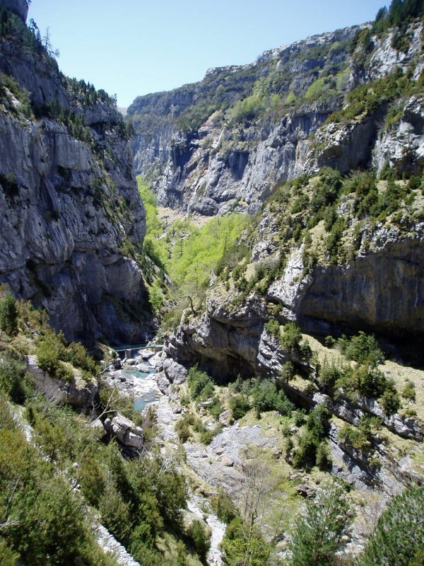 Añiscloko arroilaren ikuspegia Los Estrechos inguruan