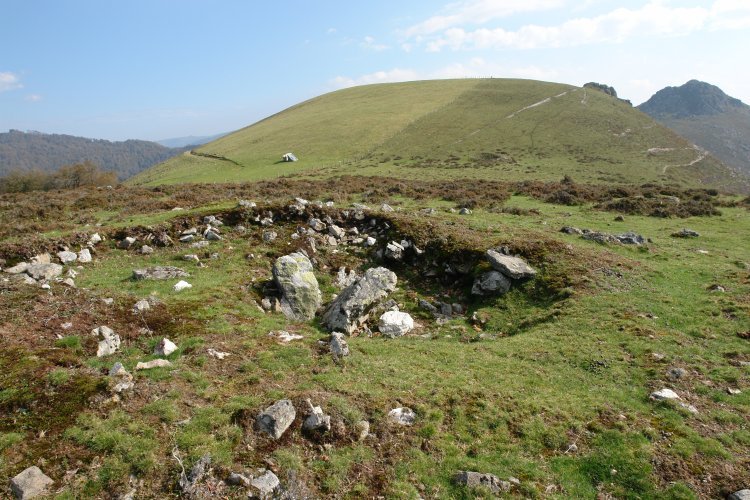 Trikuharria, Mendiaundi eta Menditxipiren arteko lepoan (M)