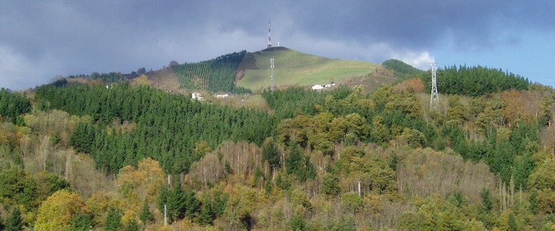 Hego-ekialdetik ikusita