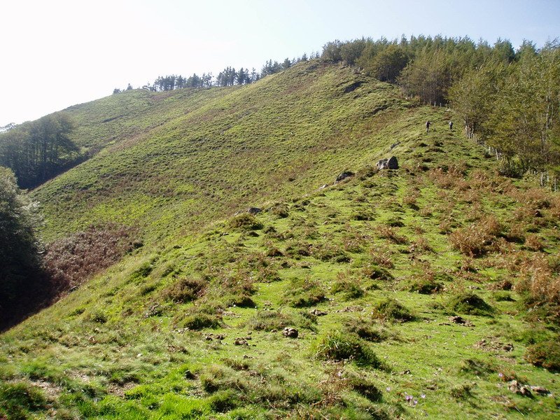 Ipar-ekialdeko bizkarretik ikusita