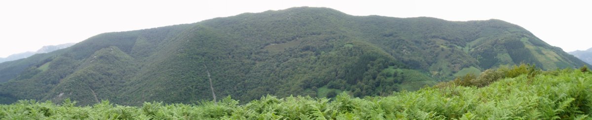 Otsabio eta Laparmendi ekialdetik ikusita