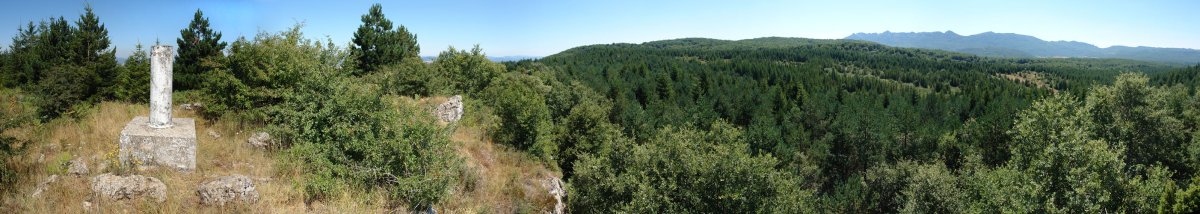 Erpin geodesikoa eta gain nagusia, erdialdean