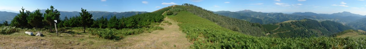 Ekialdeko bizkarreko panoramika