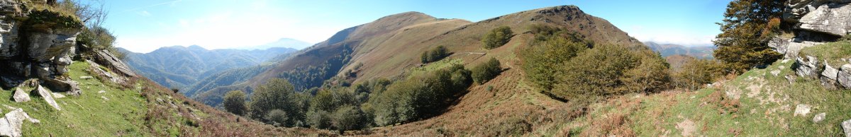 Gorramakil, Barda eta Gorostiko lepoa Alkaxuri aldetik