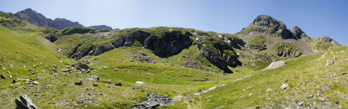 Louesqueko aintziretara igotzen den bidea