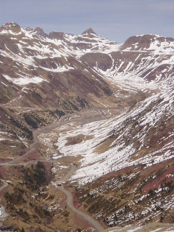 Astún bailara eta Pic des Moines Tobazotik ikusita